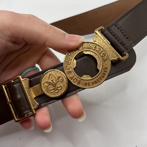 boy scouts Accessories Vintage Boy Scouts Of America Belt Steerhide